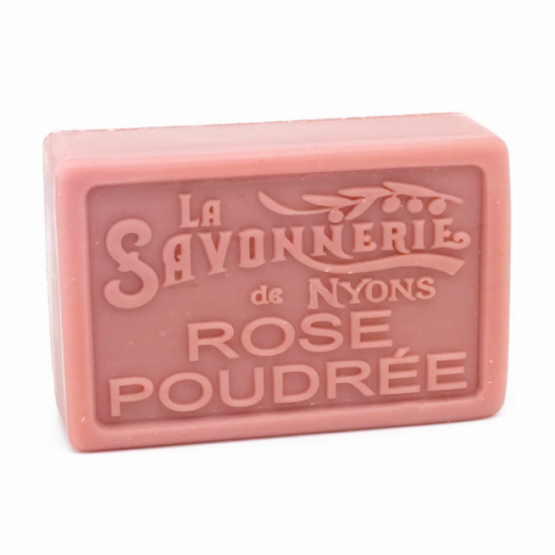 Savon parfumé rose poudrée - savonnerie de Nyons