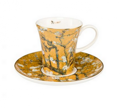 Tasse à café l'amandier or - Van Gogh - Goebel