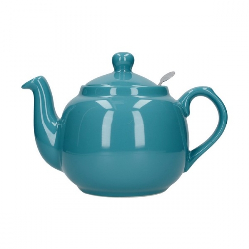 Théière farmhouse 2 tasses turquoise