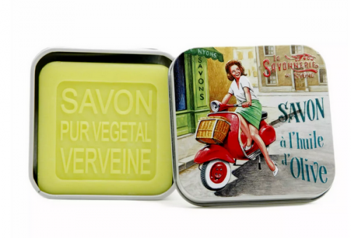 Boite savon métal Vespa  de Nyons
