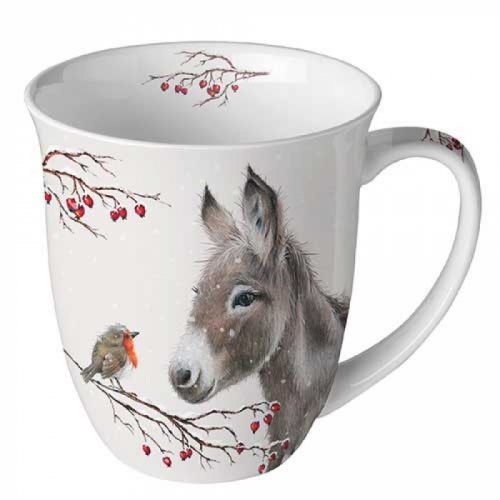 Mug donkey and robin - ambiente