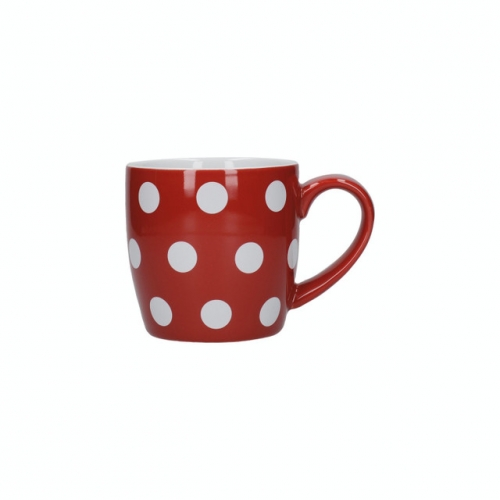 Mug pois rouge globe London Pottery