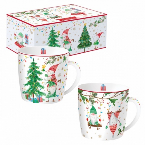 Coffret de 2 mugs ready for christmas - easy life