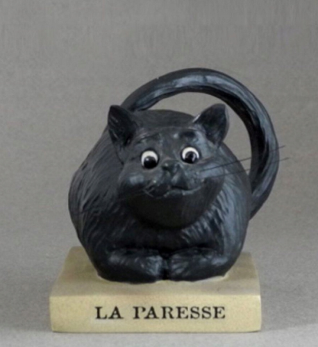 Figurine le chat domestique - La paresse