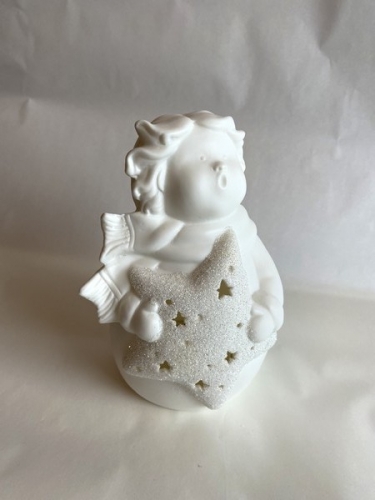 Ange lumineux en porcelaine - mascagni casa