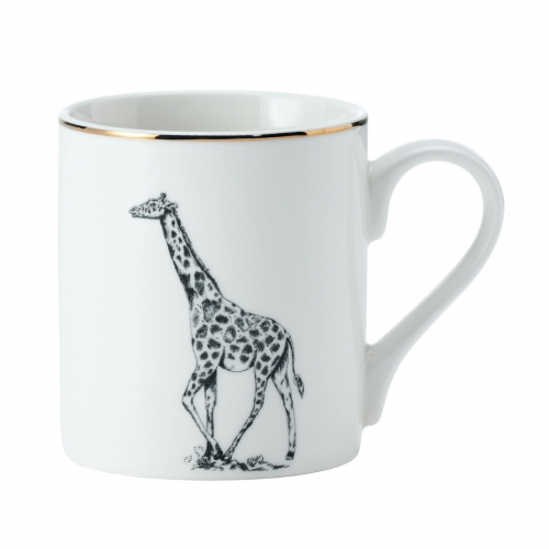 Mug girafe bordure or - mikasa