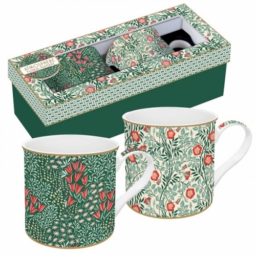 Coffret de 2 mugs floral fantaisy - easy life