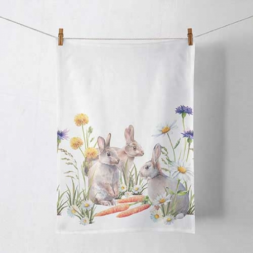 Torchon de cuisine lapins carrot treat - ambiente