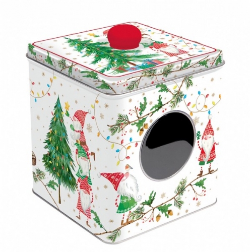 Boite à cookies en metal ready for christmas - easy life