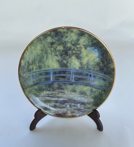 Mini assiette le bassin aux nymphéas de Monet - Goebel
