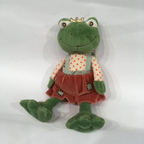 Doudou baby prince grenouille short rouge - Bukowski