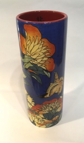 Vase canari et pivoine Katsushika Hokusai