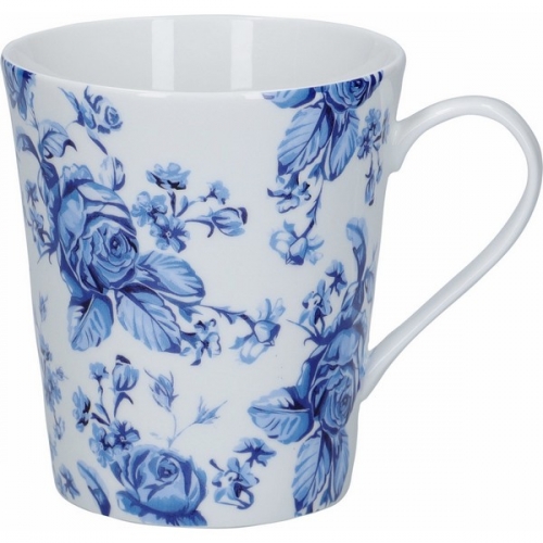 Mug porcelaine blue flower hampton - mikasa