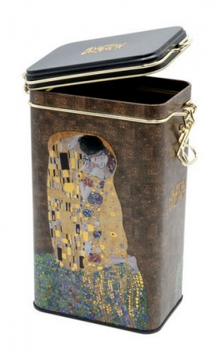 Boite à café en métal le baiser de Klimt