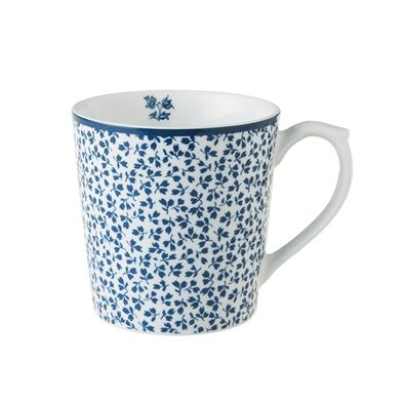 Mug porcelaine blue floris 35cl - Laura Ashley