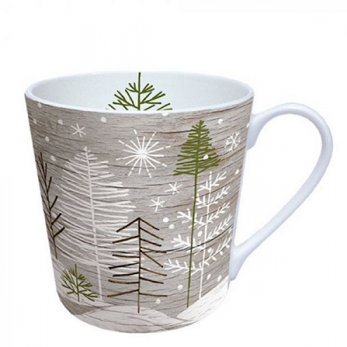 Mug trees on wood - ambiente