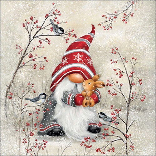 Serviettes en papier dwarf hug - ambiente