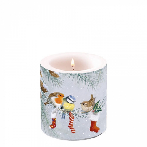 Petite bougie lampion christmas socks - ambiente