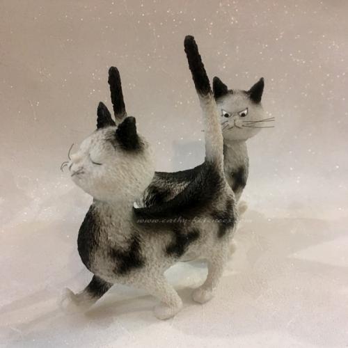 Figurine chats Dubout pimbêche