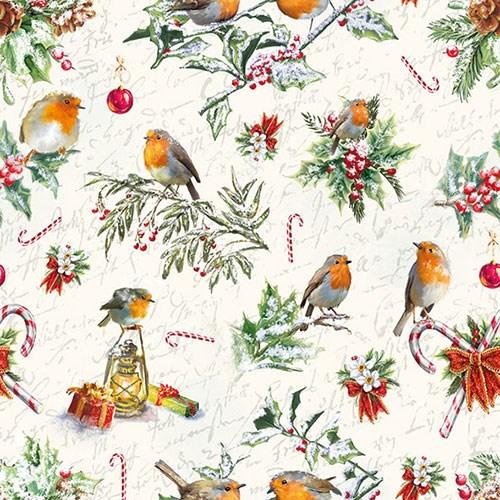 serviettes en papier Christmas ornements