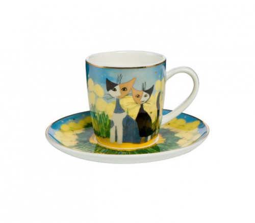 Tasse à café chat primavera