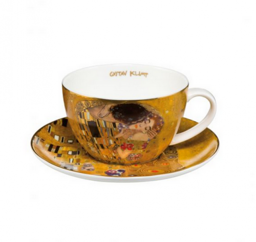 Tasse à thé le baiser - Gustav Klimt