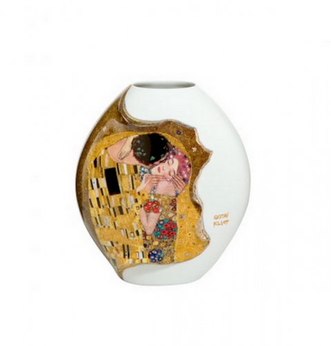 Vase  le baiser de Klimt