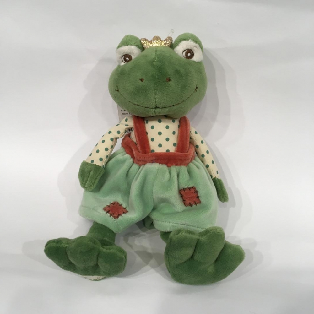 Peluche Bukowski, Peluche ours déguisé en prince grenouille pour 14