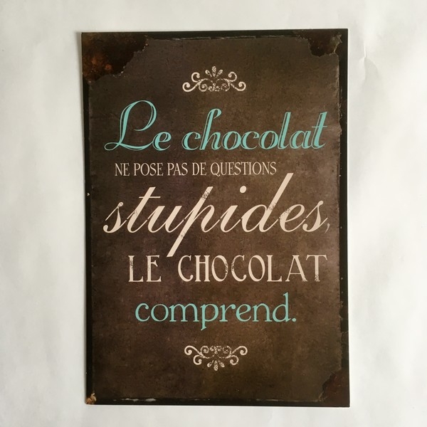 Carte Postale Chocolat Belge
