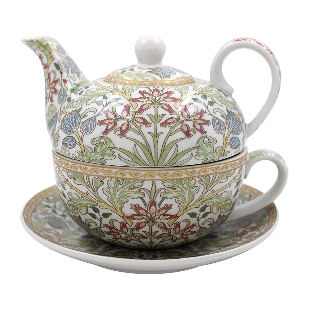 Rangement Sachets De Thé Céramique William Morris - Motif Artichaut De Noël - Organisateur Déco Cuisine élégant