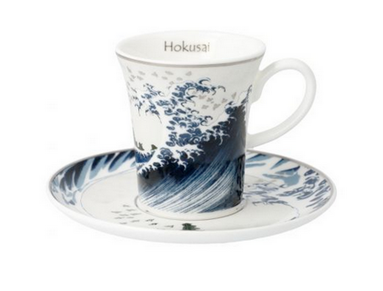 300 ml Céramique Café Petit Déjeuner Tasse HOKUSAI Grande Vague Kanagawa Art 10 oz environ 283.49 g